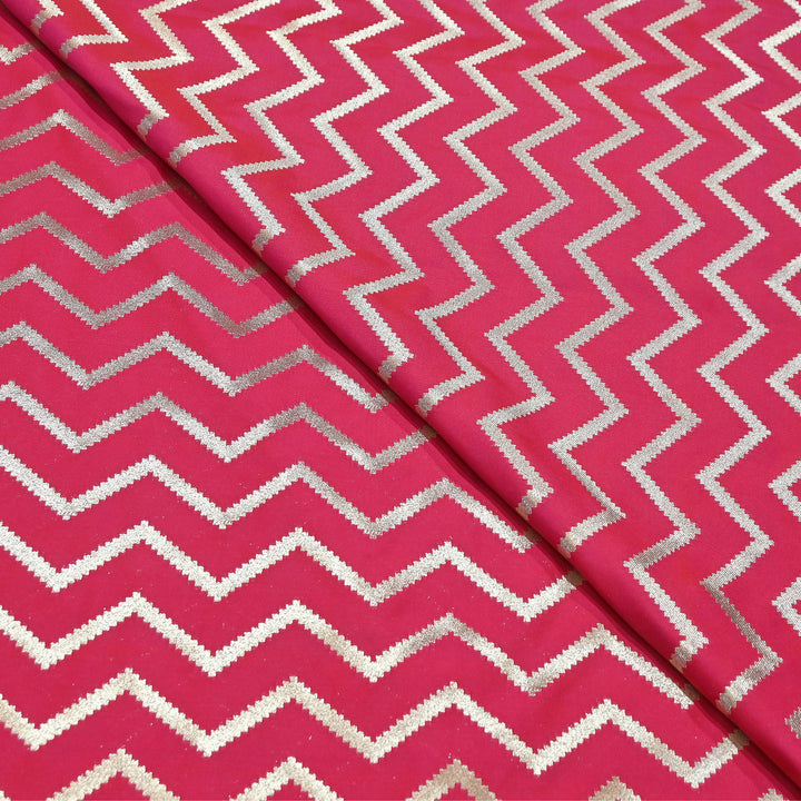 Katan Jaal Brocade Fabric – Premium Traditional Designer Jacquard Fabric | GF5001-3