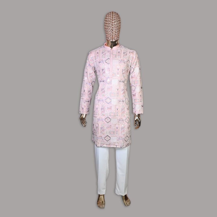 Georgette Resham Zari Embroidery Work Kurta Set | SV5664