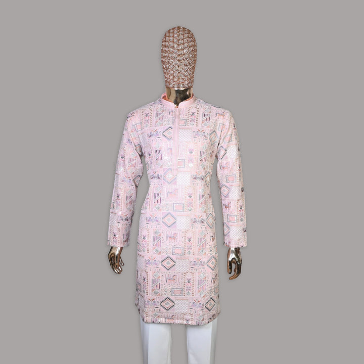 Georgette Resham Zari Embroidery Work Kurta Set | SV5664