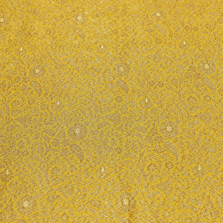 Silk Katan Antique Zari Jaal Brocade Fabric – Premium Traditional Designer Ethnic Wear Fabric | HAR380-3