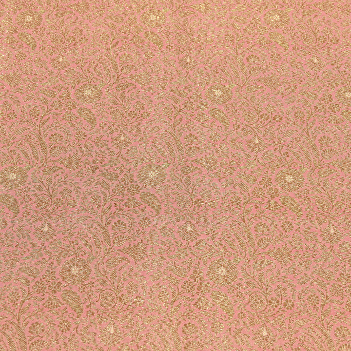 Silk Katan Antique Zari Jaal Brocade Fabric – Premium Traditional Designer Ethnic Wear Fabric | HAR380-7