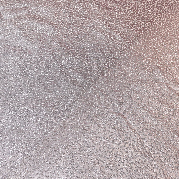 Premium Tissue Zari & Sequins Embroidery Fabric – Premium Designer Tissue Fabric V2644C-2