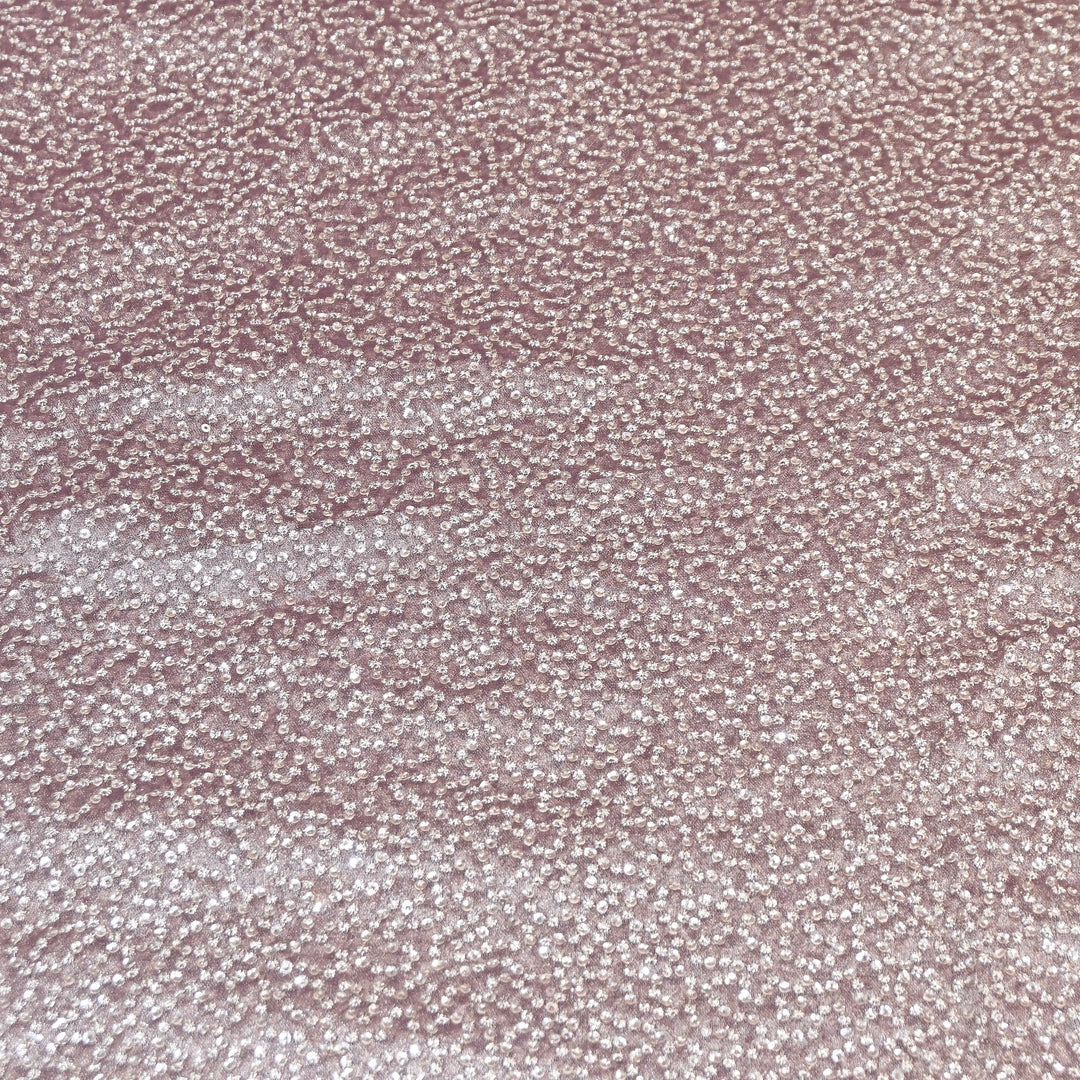 Premium Tissue Zari & Sequins Embroidery Fabric – Premium Designer Tissue Fabric V2644C-2