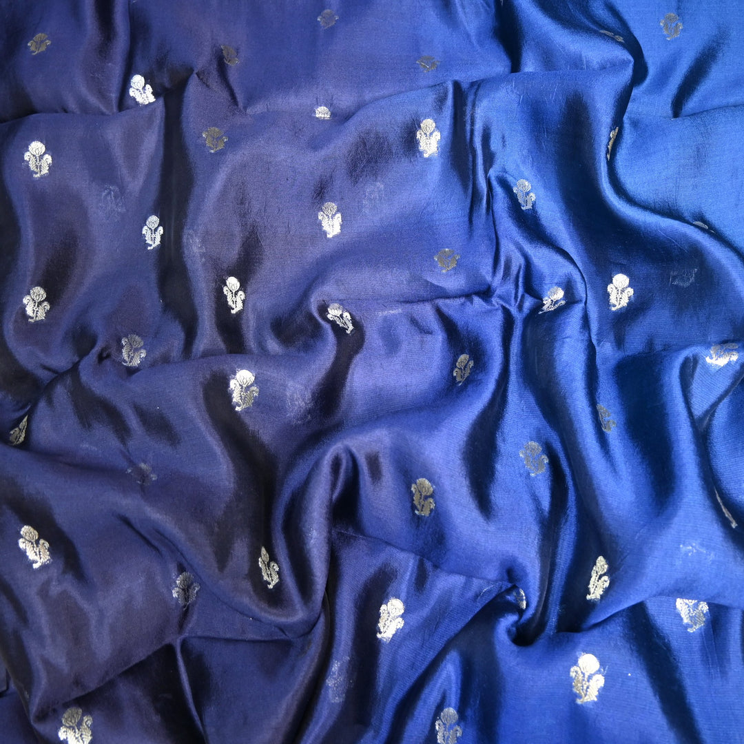 Pure Chiniya Zari Jaal Brocade Fabric
