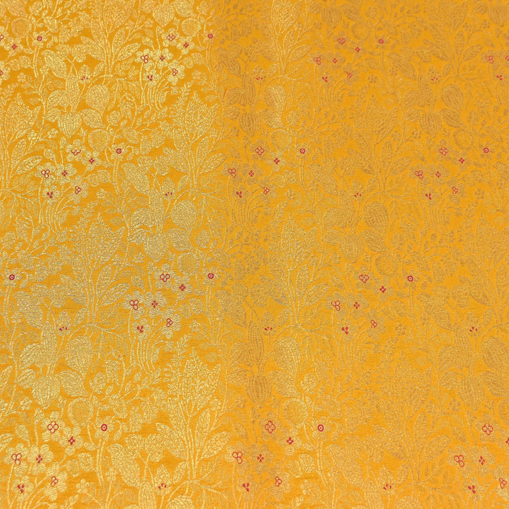Paudi Mina Jaal Brocade Fabric – Traditional Designer Banarasi-Style Brocade | HSO240-1