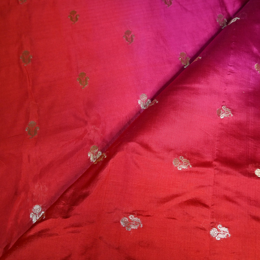 Pure Chiniya Zari Jaal Brocade Fabric
