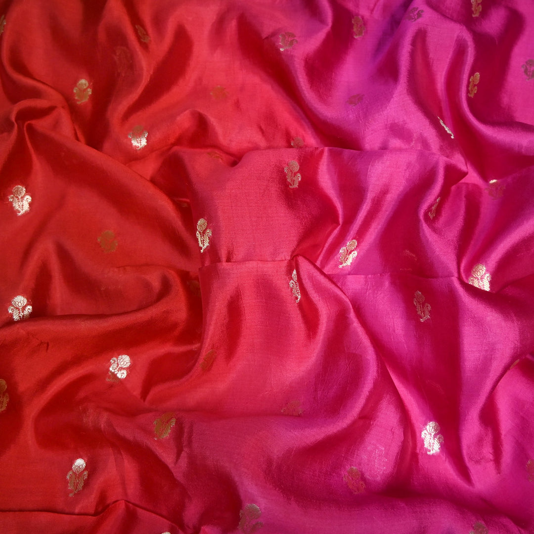 Pure Chiniya Zari Jaal Brocade Fabric