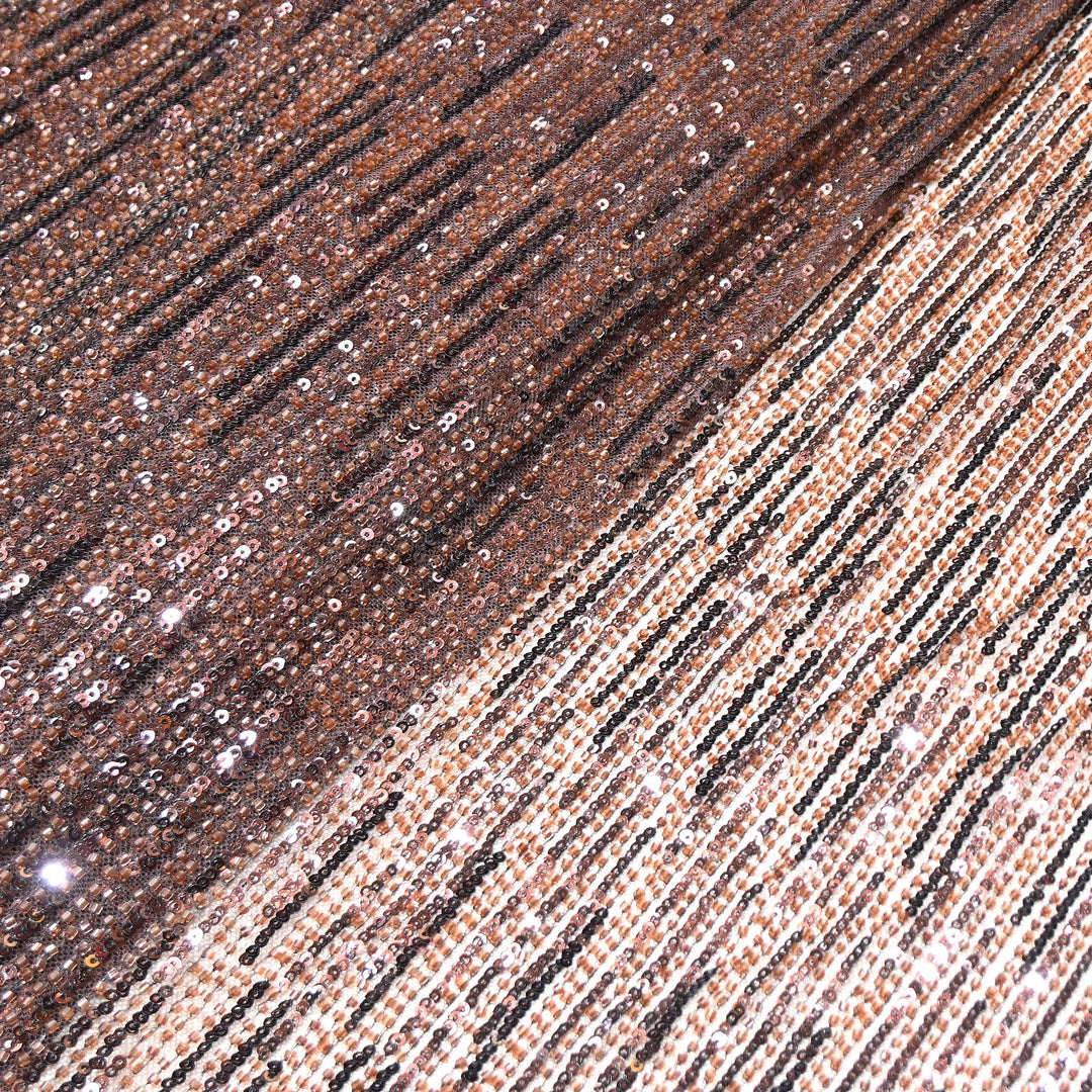 Premium Imported Beaded & Sequin Embroidery Net Fabric 60" | 26447502-02