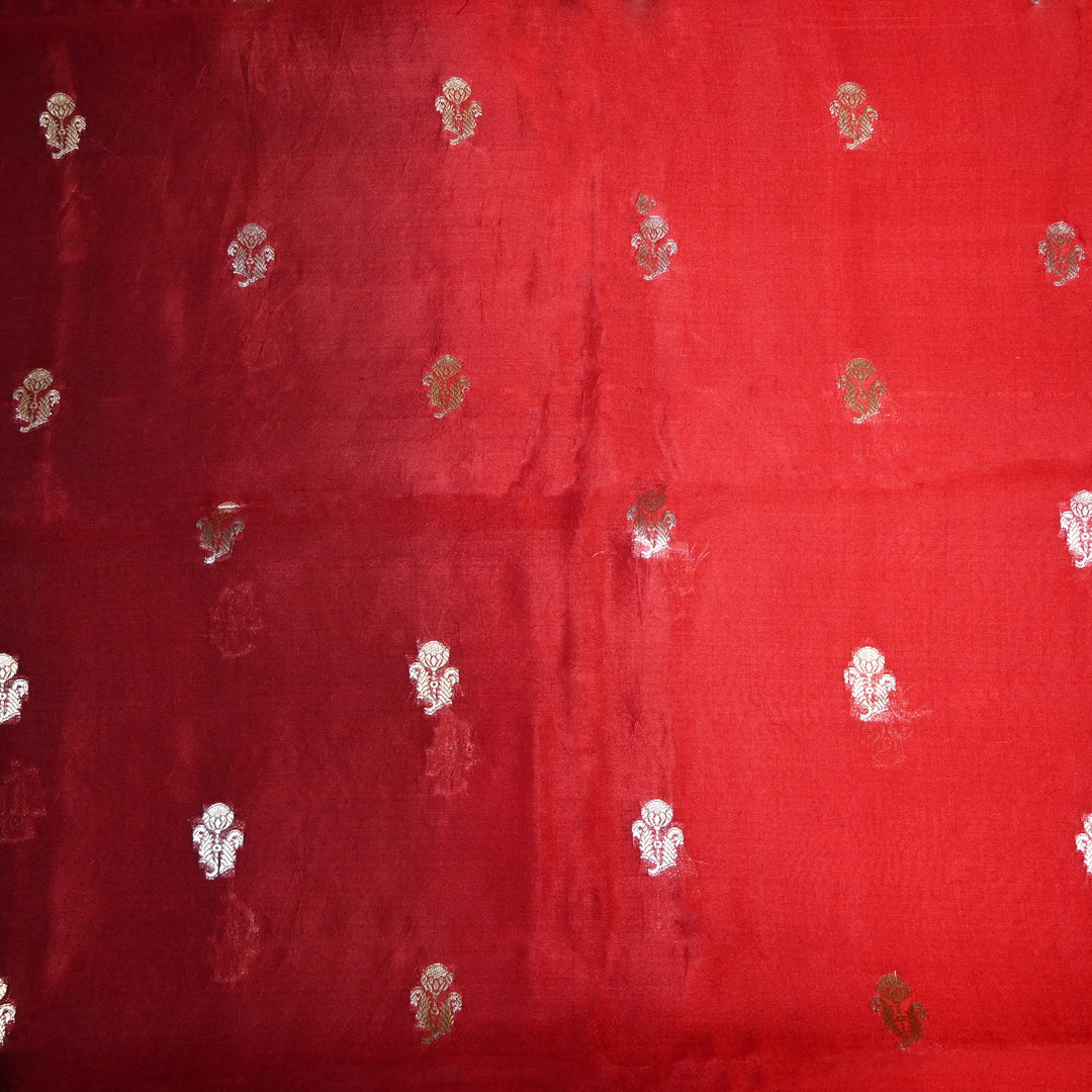 Pure Chiniya Zari Jaal Brocade Fabric