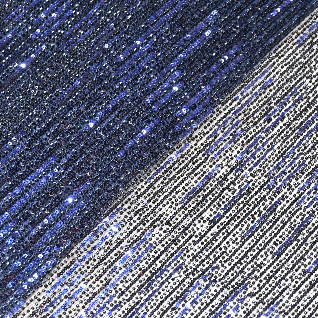 Premium Imported Beaded & Sequin Embroidery Net Fabric 60" | 26447502-03