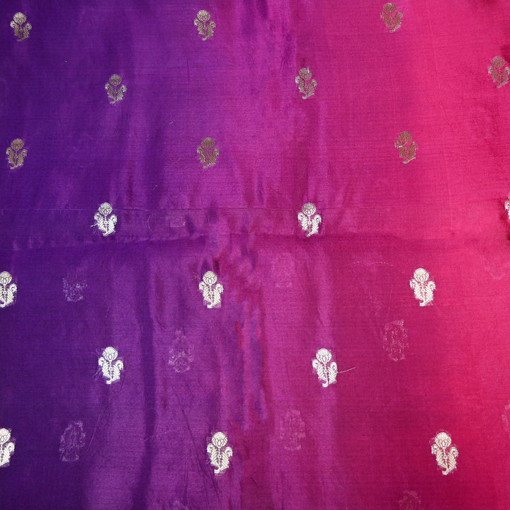 Pure Chiniya Zari Jaal Brocade Fabric