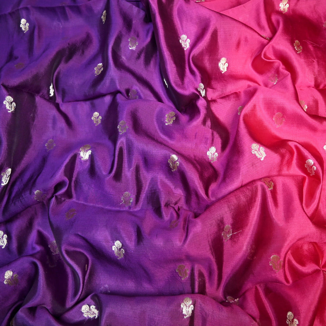 Pure Chiniya Zari Jaal Brocade Fabric