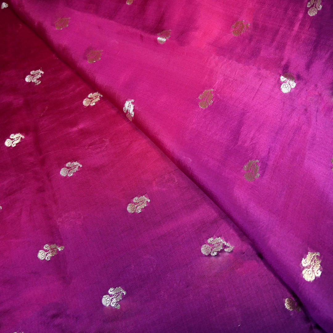 Pure Chiniya Zari Jaal Brocade Fabric
