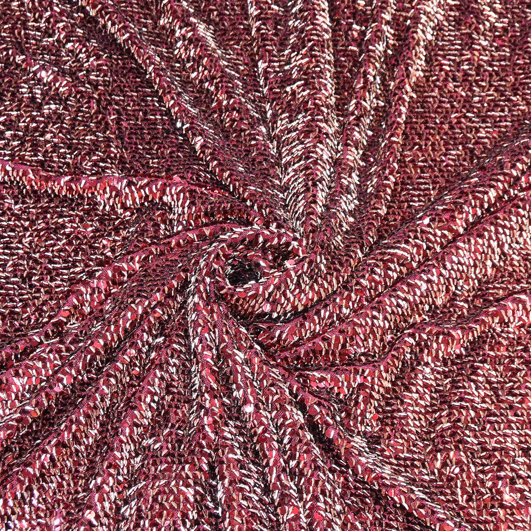 Imported Heavy Beaded & Sequin Embroidery Net Fabric 60" | 26287510-02