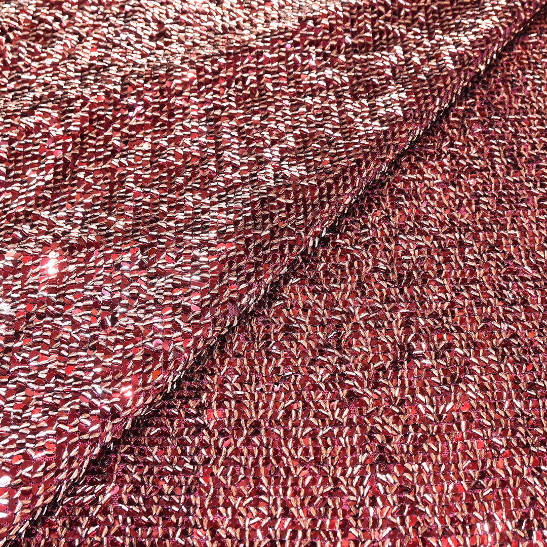 Imported Heavy Beaded & Sequin Embroidery Net Fabric 60" | 26287510-02