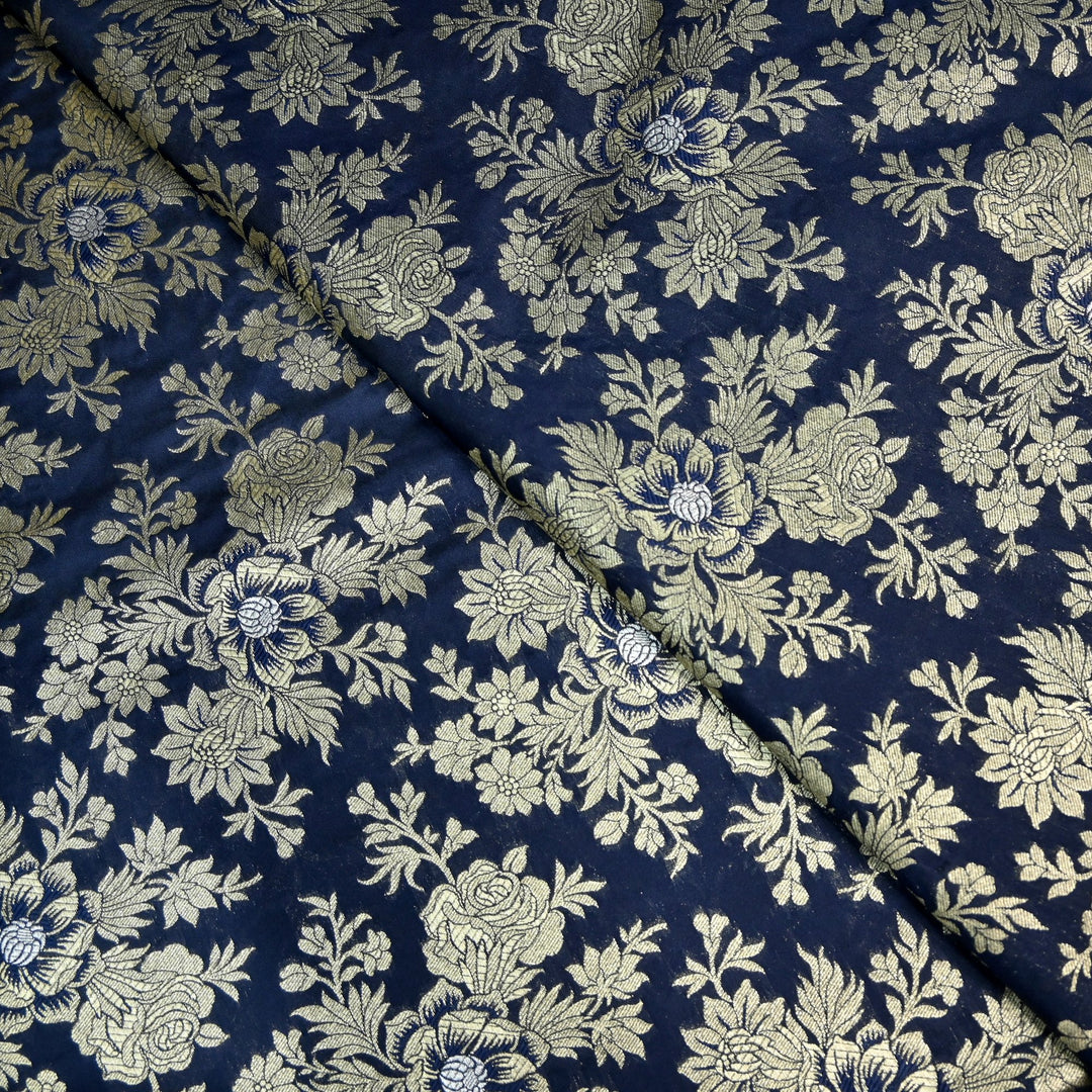 Semi Katan Silk Zari Brocade Fabrics