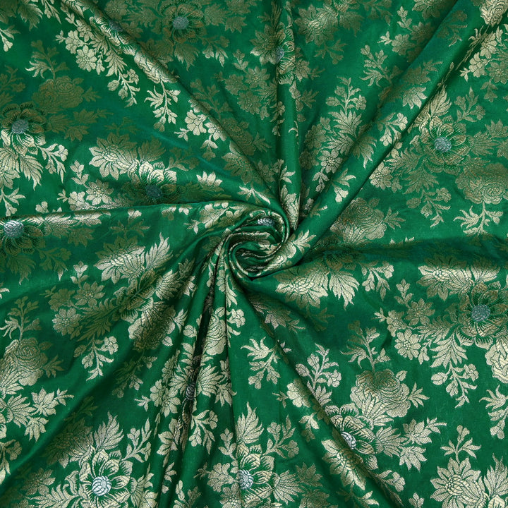 Semi Katan Silk Zari Brocade Fabrics