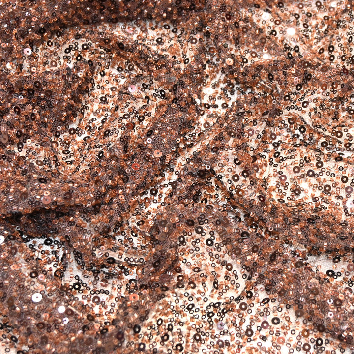 Premium Imported Beaded & Sequin Embroidery Net Fabric 60" | 26367501-01