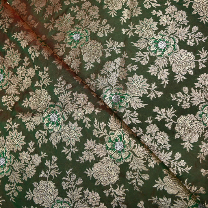Semi Katan Silk Zari Brocade Fabrics