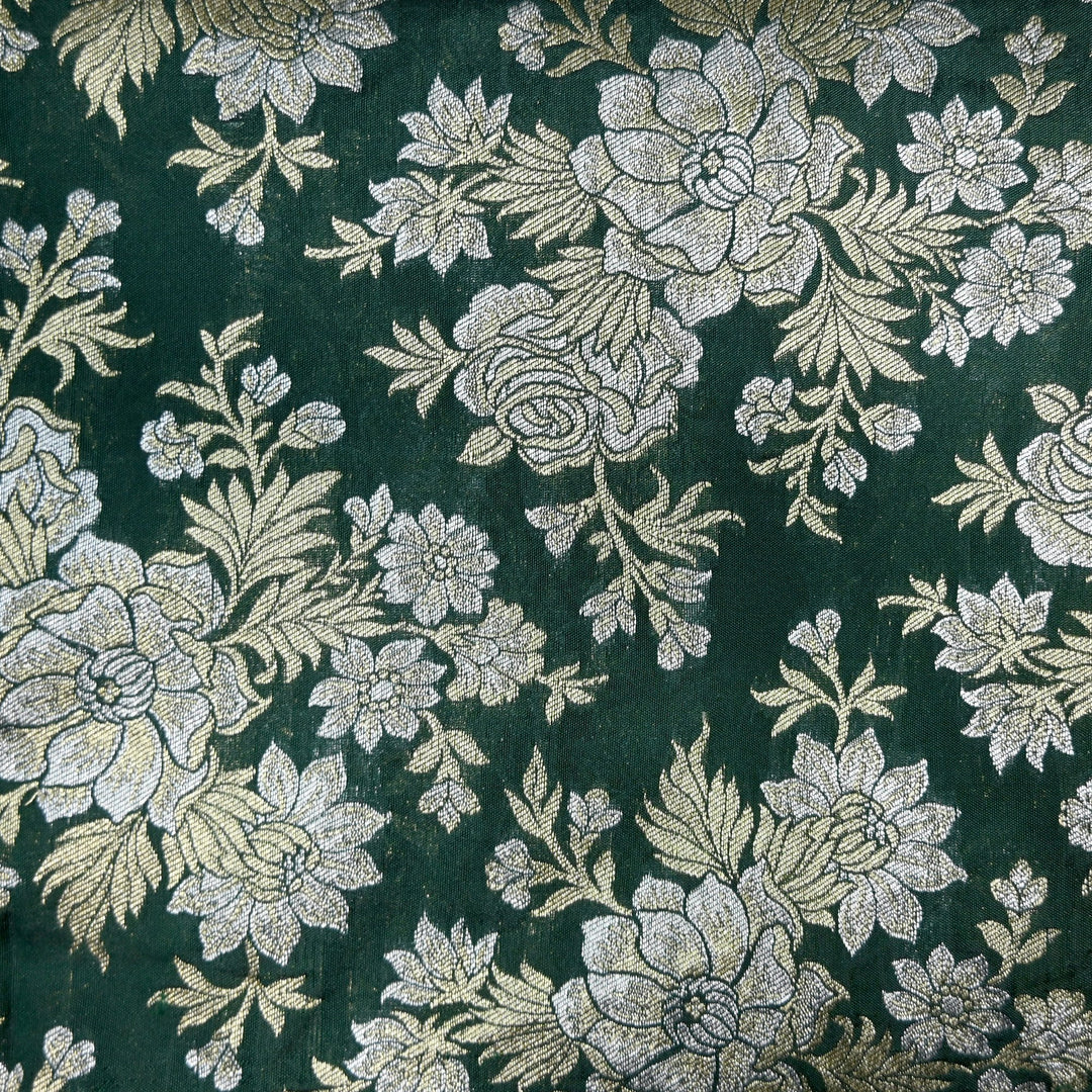 Semi Katan Silk Zari Brocade Fabrics