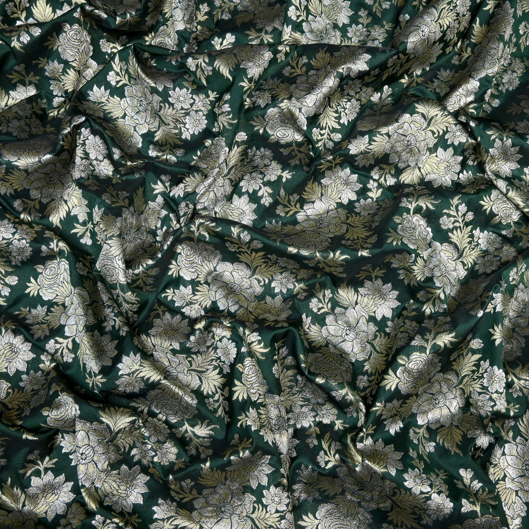Semi Katan Silk Zari Brocade Fabrics