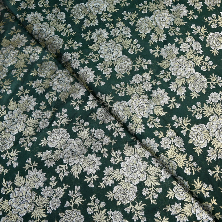 Semi Katan Silk Zari Brocade Fabrics