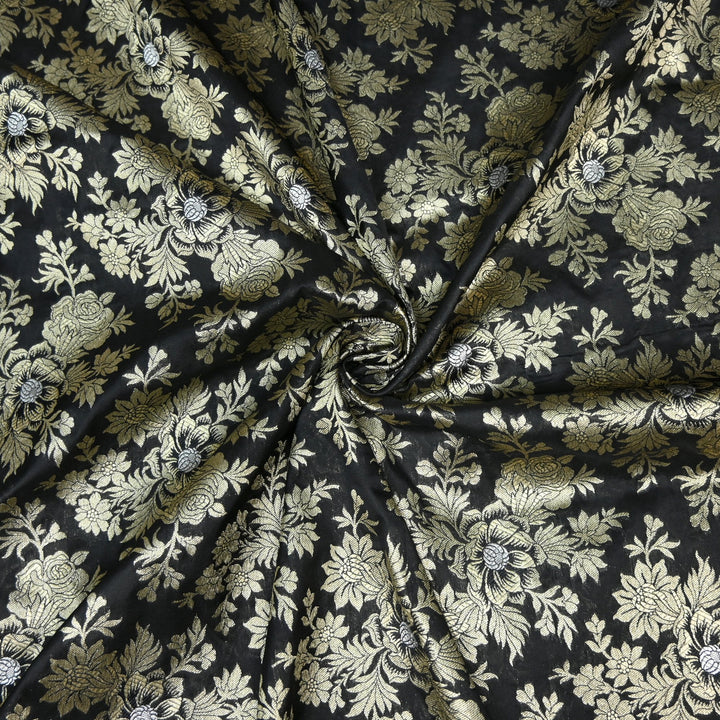 Semi Katan Silk Zari Brocade Fabrics