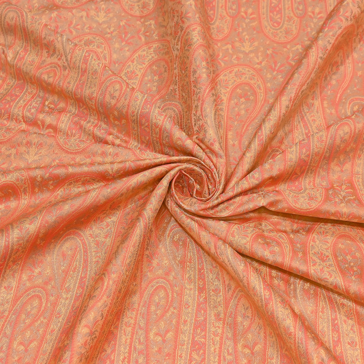 Resham Tehra Tanchui Brocade Fabric – Premium Traditional Designer Silk Brocade | HS0250-4