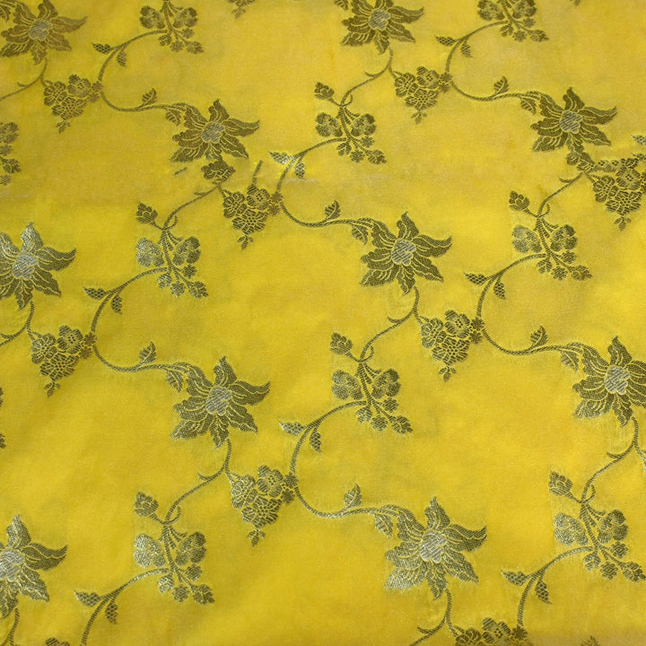 Silk Meena Zari Brocade Fabrics