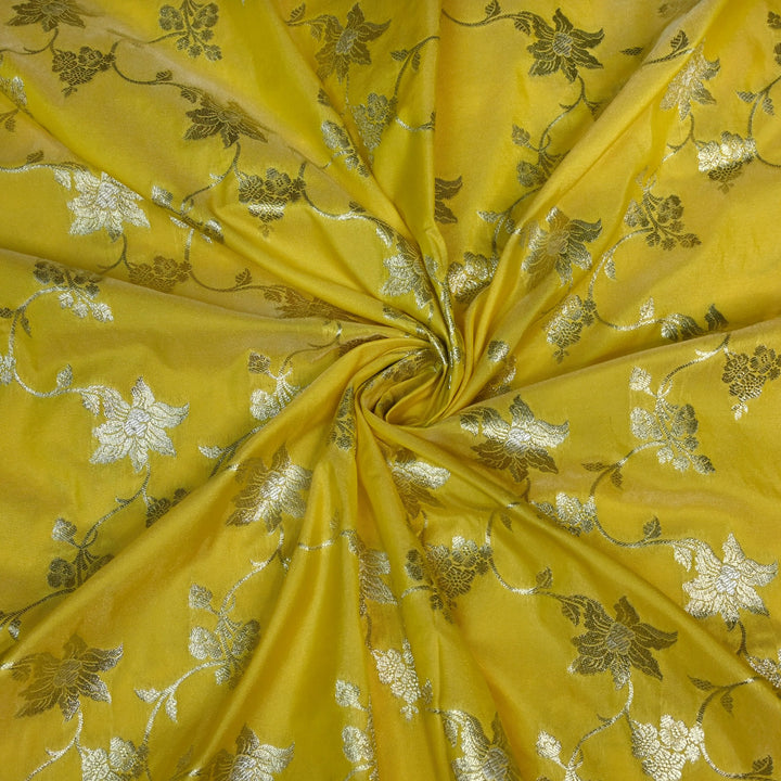 Silk Meena Zari Brocade Fabrics