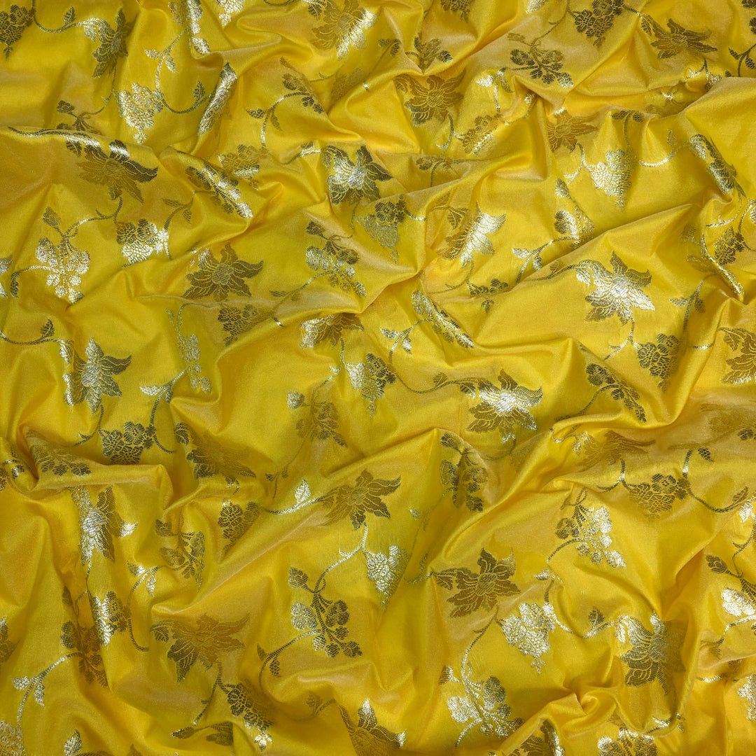 Silk Meena Zari Brocade Fabrics