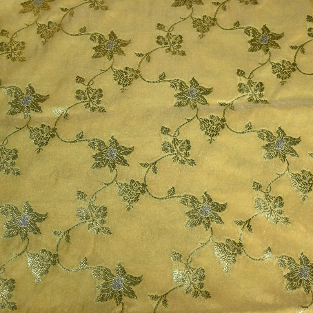 Silk Meena Zari Brocade Fabrics