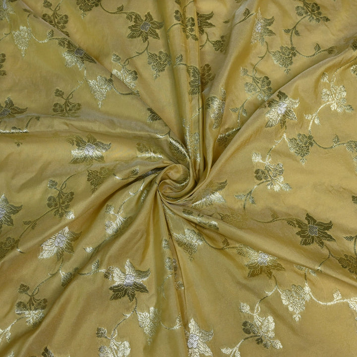 Silk Meena Zari Brocade Fabrics