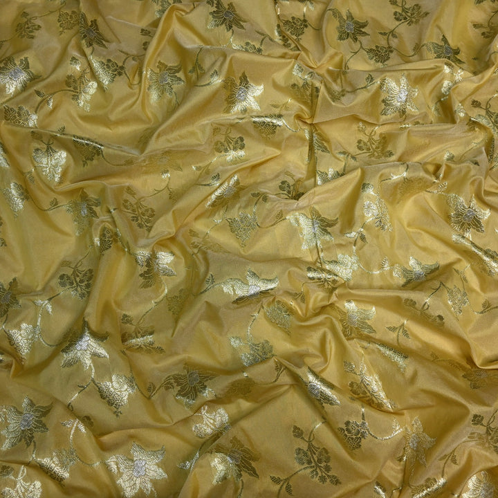 Silk Meena Zari Brocade Fabrics