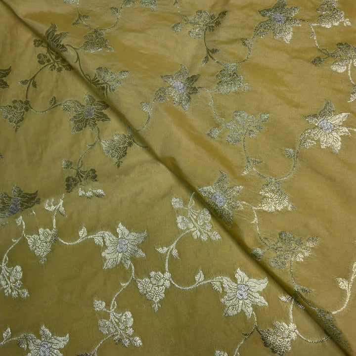 Silk Meena Zari Brocade Fabrics