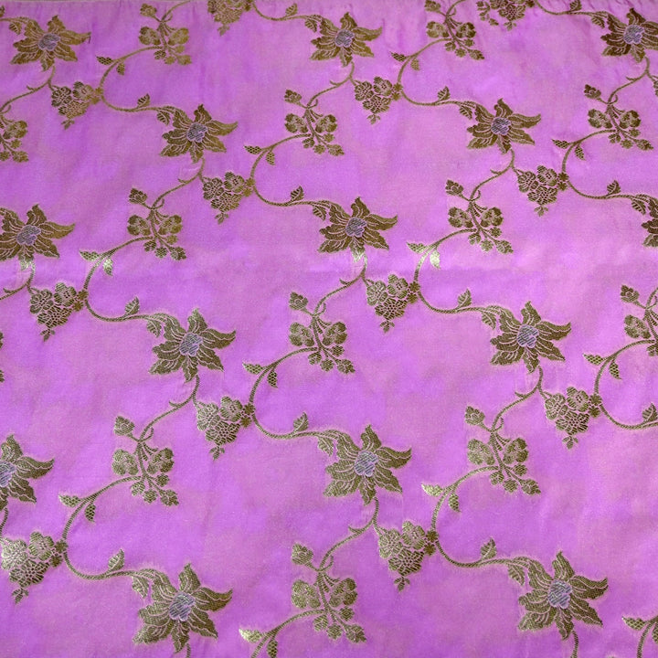 Silk Meena Zari Brocade Fabrics