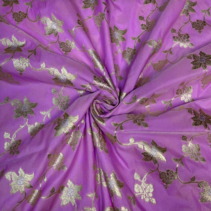 Silk Meena Zari Brocade Fabrics