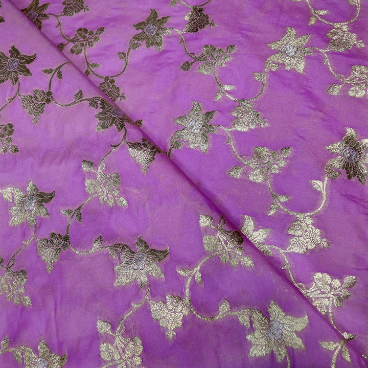Silk Meena Zari Brocade Fabrics