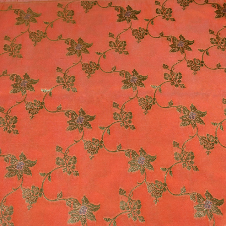 Silk Meena Zari Brocade Fabrics