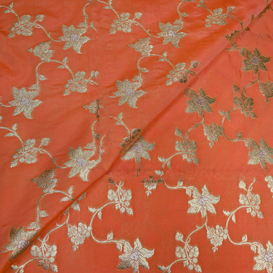 Silk Meena Zari Brocade Fabrics