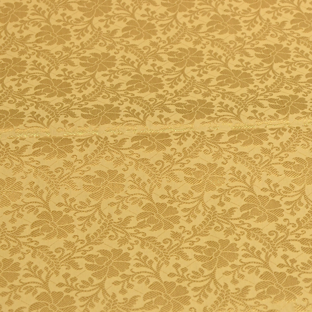 Art Zari Brocade Fabric – Traditional Designer Ethnic Wear Fabric | SAT010-1