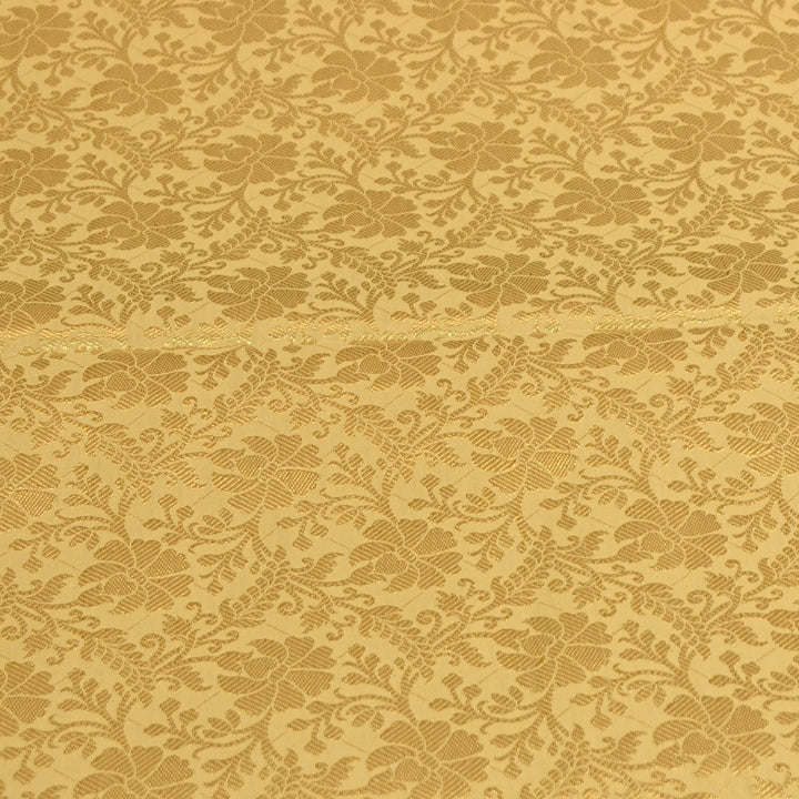 Art Zari Brocade Fabric – Traditional Designer Ethnic Wear Fabric | SAT010-1