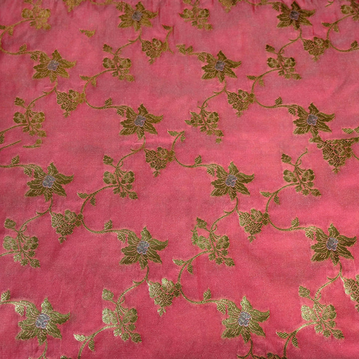 Silk Meena Zari Brocade Fabrics