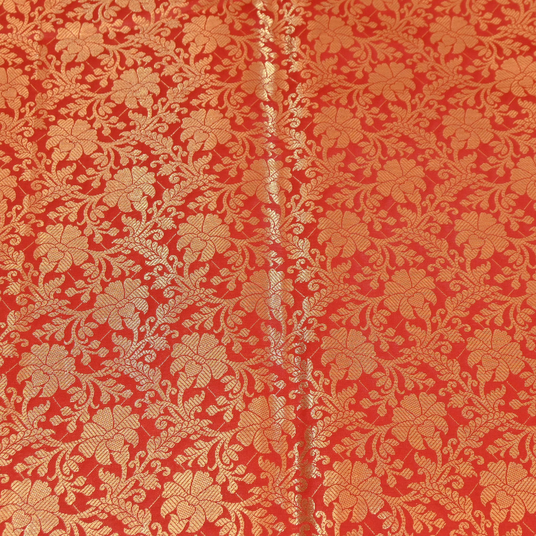 Art Zari Brocade Fabric – Traditional Designer Ethnic Wear Fabric | SAT010-2