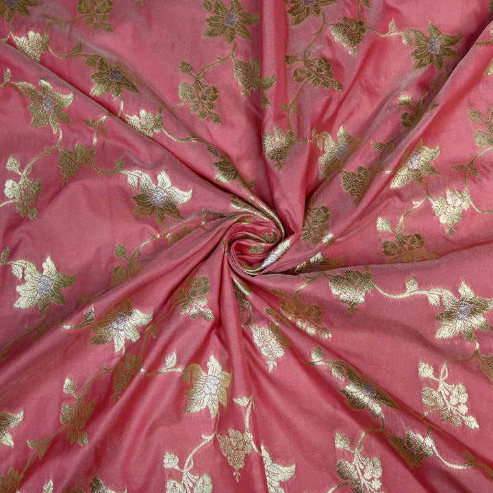 Silk Meena Zari Brocade Fabrics