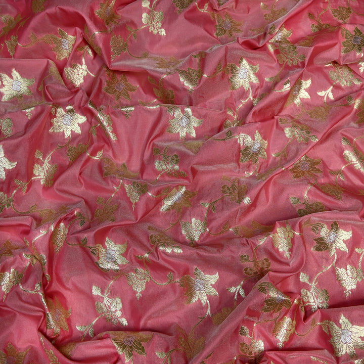 Silk Meena Zari Brocade Fabrics