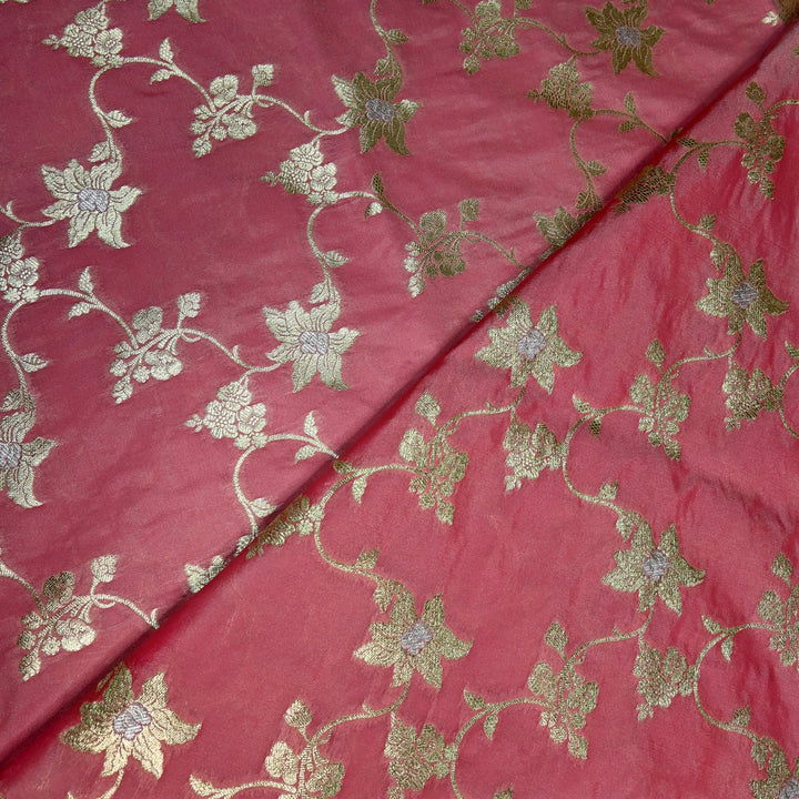 Silk Meena Zari Brocade Fabrics