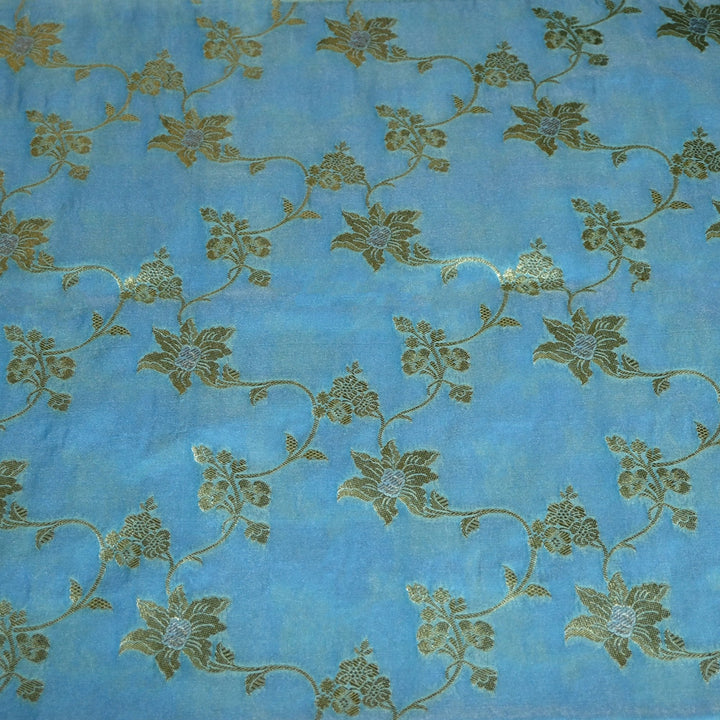 Silk Meena Zari Brocade Fabrics