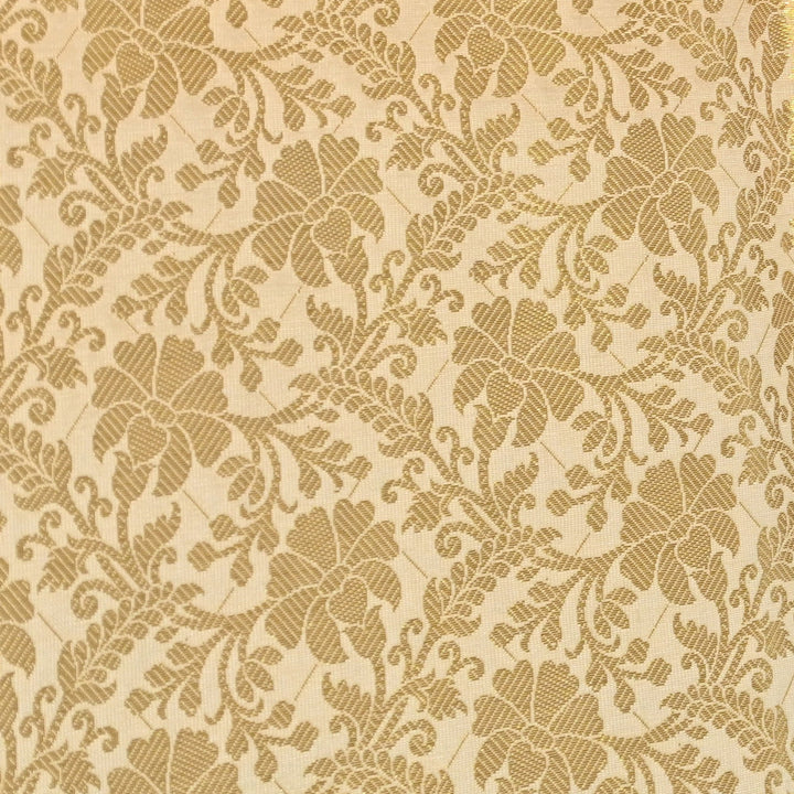 Art Zari Brocade Fabric – Traditional Designer Ethnic Wear Fabric | SAT010-3