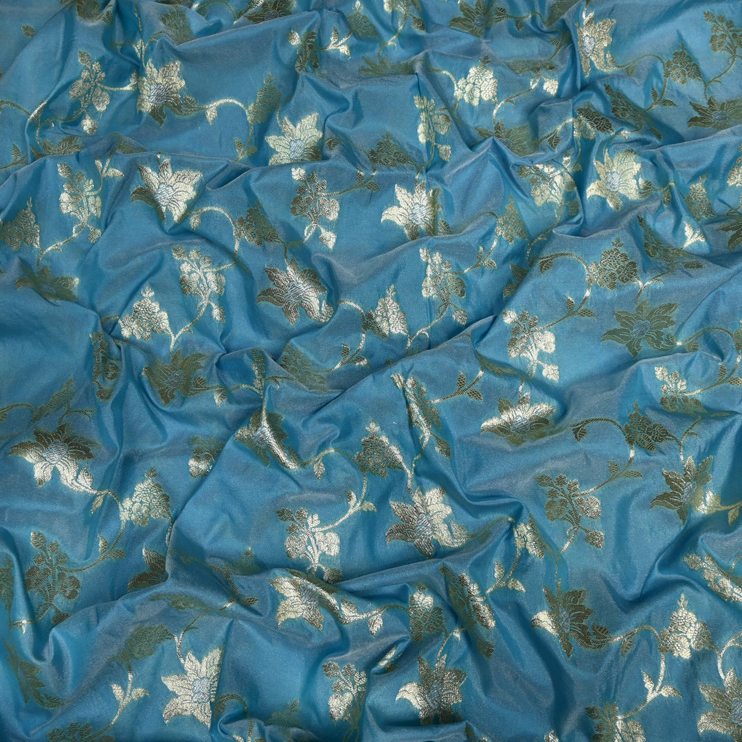 Silk Meena Zari Brocade Fabrics